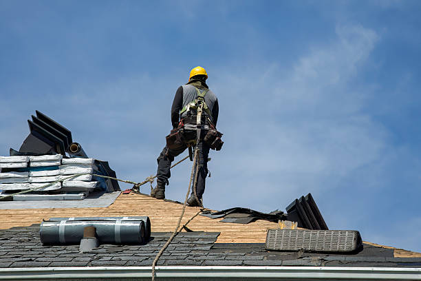 Professional Roofing technician working in Vass, NC